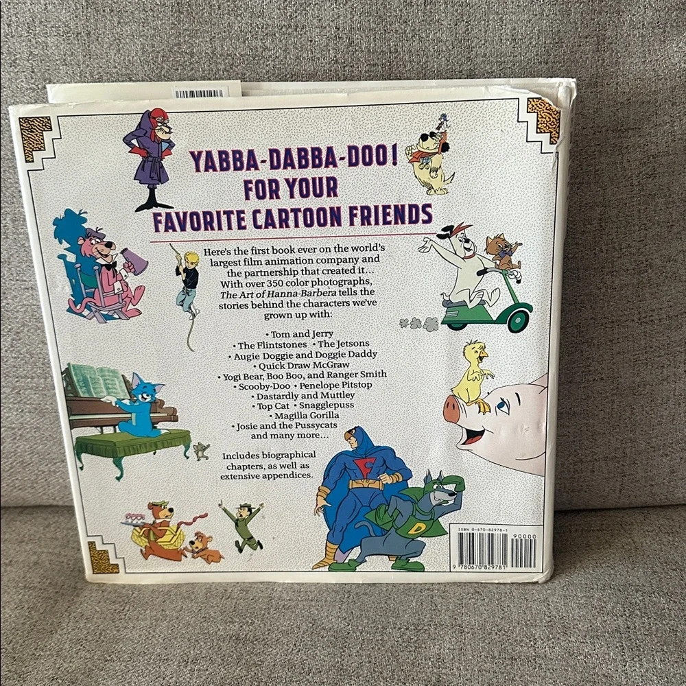 Vintage The Art of Hanna-Barbera Book-signed by both original artists